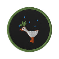 Rainy Duck Embroidered Patch