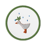 Rainy Duck Embroidered Patch