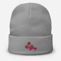 Strawberry Flowers Beanie