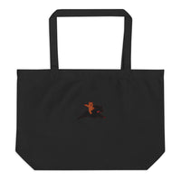 Cat on Dogback Organic Tote Bag