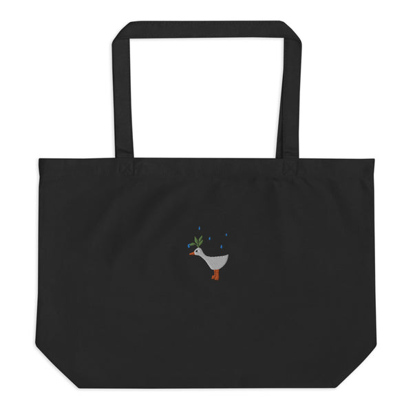 Rainy Duck Organic Tote Bag