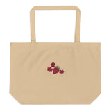 Strawberry Flowers Organic Tote Bag