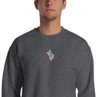 Skiing Dog Sweatshirt