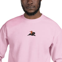 Cat On Dogback Sweatshirt