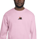 Cat On Dogback Sweatshirt