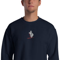 Skiing Dog Sweatshirt