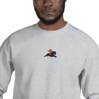 Cat On Dogback Sweatshirt