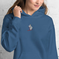 Skiing Dog Hoodie